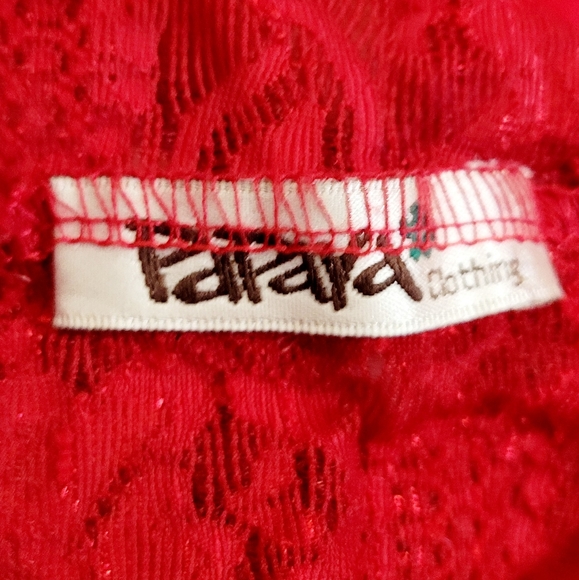 Red lace halter - Picture 6 of 6